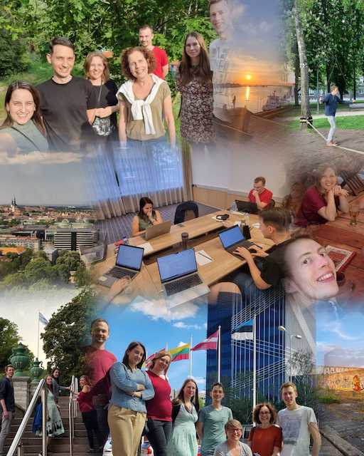 Participants group photo collage